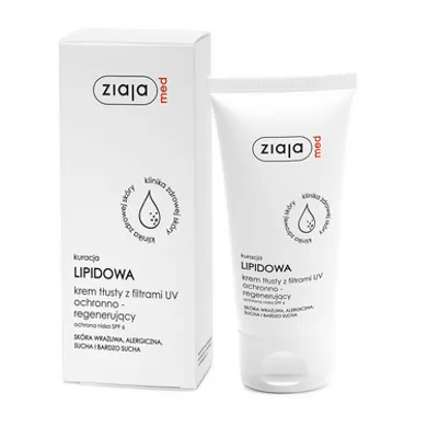 Ziaja med kuracja lipidowa krem tłusty z filtrami uv 50 ml