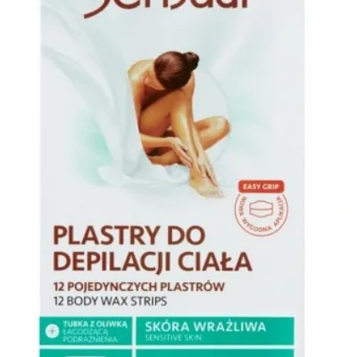 Joanna sensual plastry do depilacji ciała aloes 12 szt