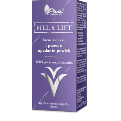 Ava fill & lift krem pod oczy i przeciw opadaniu powiek 15 ml