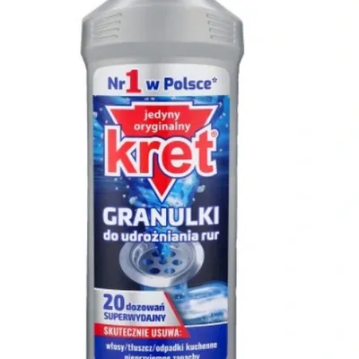Kret granulki do udrażniania rur 800 g