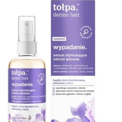 Tołpa dermo hair serum stymulujace odrost włosów przeciw wypadaniu 100 ml