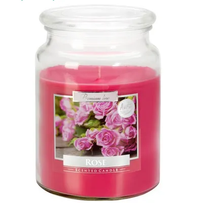 Bispol świeca zapachowa duża rose 500 g
