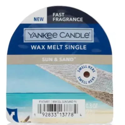 Yankee candle classic wax sun & sand 22g
