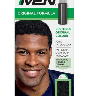 Just for men natural jet black szampon koloryzujący do włosów bardzo głęboki czarny 60g
