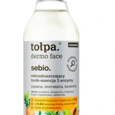 Tołpa dermo face sebio– mikrozłuszczający tonik-esencja z 3 enzymami 200 ml