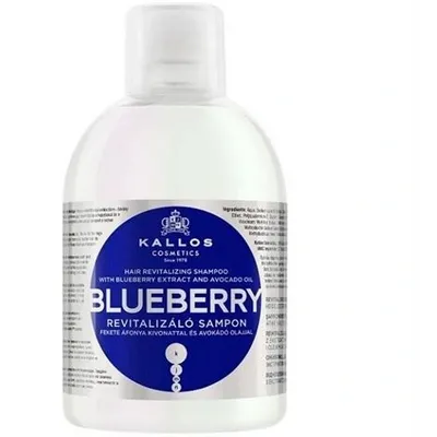 Kallos blueberry revitalizing shampoo 1000 ml