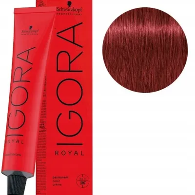 Schwarzkopf farba igora royal 60ml 6-88 ciemny blond czerwony extra