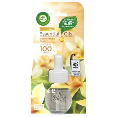 Air wick white vanilla bean odświeżacz powietrza zapas 19ml