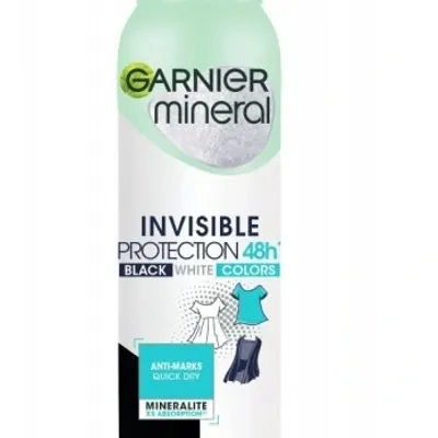 Garnier mineral invisible protection 48h 150 ml clean cotton