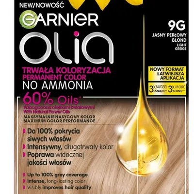 Garnier olia farba do włosów 9 g jasny szary