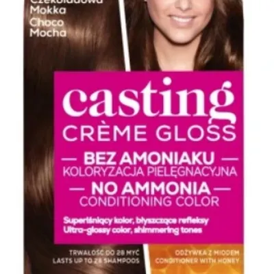 L'oreal paris casting creme gloss farba do włosów 418 czekoladowa mokka