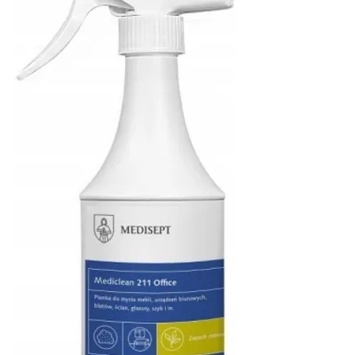 Mediclean 211 office 500 ml pianka do mycia urządzeń biurowych, monitorów ,mebli. butelka ze spryskiwaczem MEDISEPT