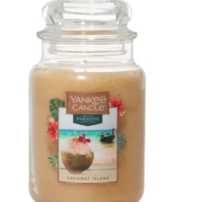 Yankee candle large jar coconut island 623g