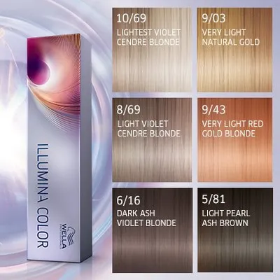 Wella illumina kolor-mini paleta kolorów