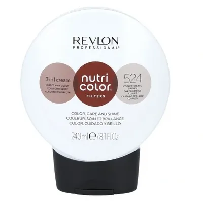 Revlon nutri color 524 coppery p.brown maska 240 ml