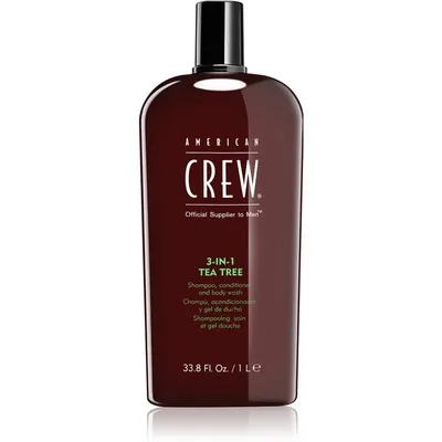 American crew 3-in-1 tea tree sh.+cond.+gel 1000ml