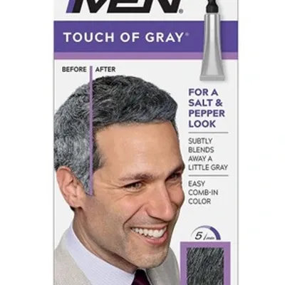 Just for men real black t55 touch of grey 40 g