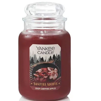 Yankee candle large jar crisp campfire apples 623g
