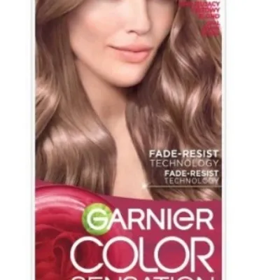 Garnier color sensation farba do włosów 8.12 opalizujący różowy blond
