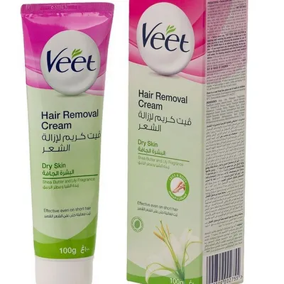 Veet hair removal cream 100 ml krem do depilacji delikatny dla kobiet dry skin