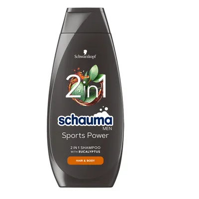 Schauma men 2 in 1 sports power szampon 400 ml