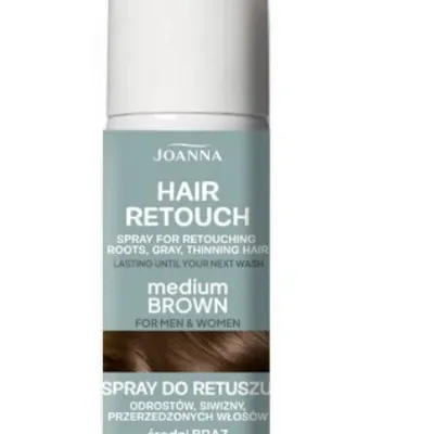 Joanna hair retouch spray do retuszu odrostów medium brown 75 ml
