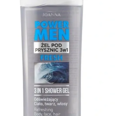 Joanna power men żel pod prysznic 3w1 fresh alantoina i hydromanil 100 ml