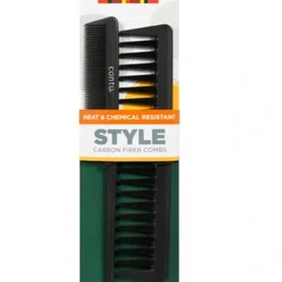 Cantu two carbon fiber combs