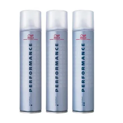 Wella performance-lakier bardzo mocny spray 500 ml /3 sztuki