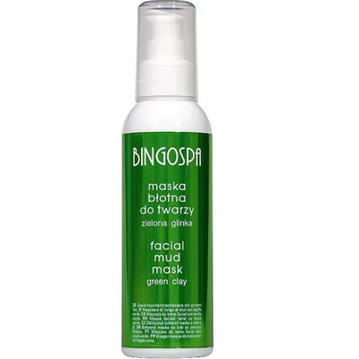 Bingospa maska błotna do twarzy z zieloną glinką 150g
