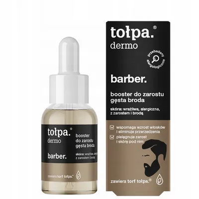 Tołpa dermo barber men booster do zarostu brody,zagęszczający przyśpieszający wzrost 30 ml