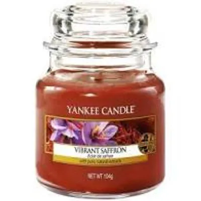 Yankee candle small jar vibrant saffron 104g