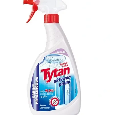 Tytan aktywna piana płyn do mycia i dezynfekcji kabin prysznicowych spray 500 ml
