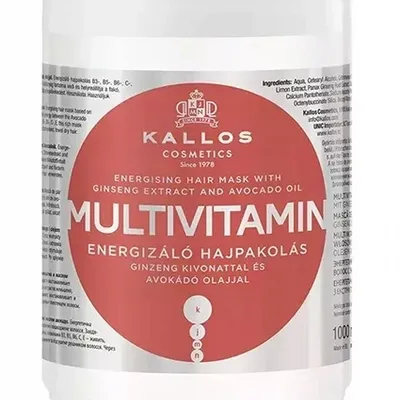 Kallos multivitamin energising mask 1000 ml