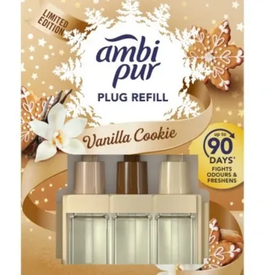Ambi pur 3volution electric odświeżacz powietrza waniliowe ciasteczko zapas