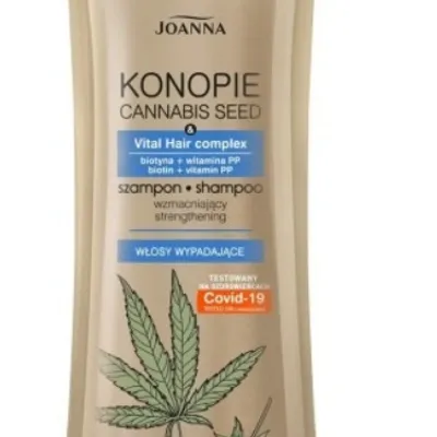 Joanna konopie szampon wzmacniający do włosów wypadających 400 ml