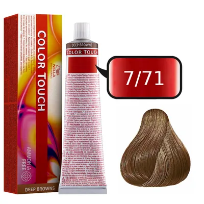 Wella color touch farba 60 ml 7/71