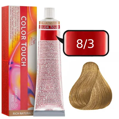 Wella color touch farba 60 ml 8/3