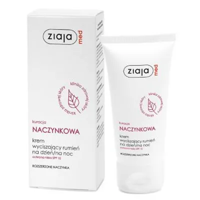Ziaja med kuracja naczynkowa krem wyciszający rumień na dzień/na noc spf 10 50 ml