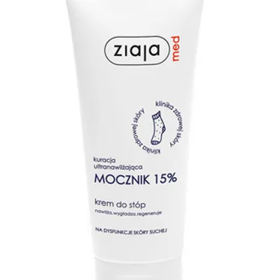 Ziaja med kuracja ultranawilżająca mocznik 15% krem do stóp 100 ml