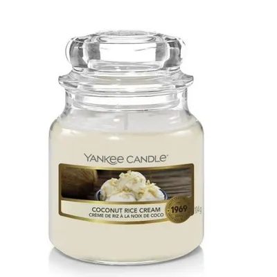 Yankee candle small jar coconut rice cream 104 g