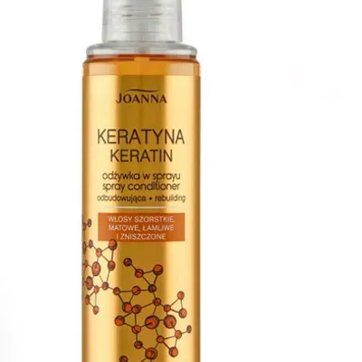 Joanna keratyna odżywka odbudowująca w sprayu do włosów zniszczonych 150 ml