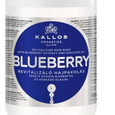 Kallos blueberry revitalizing mask 1000 ml