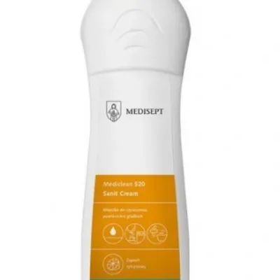 Mleczko do czyszczenia mediclean 520 sanit cream - 650 g zapach cytrynowy MEDISEPT