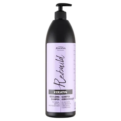Joanna professional rebuild keratin szampon odbudowujący 1000 ml