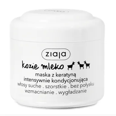 Ziaja kozie mleko maska z keratyną intensywnie kondycjonująca 200ml