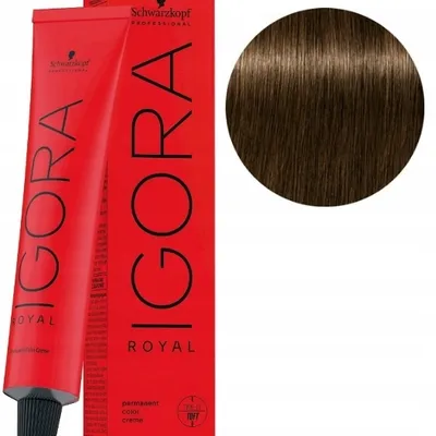 Schwarzkopf farba igora royal 60ml 5-4 jasny brąz beżowy