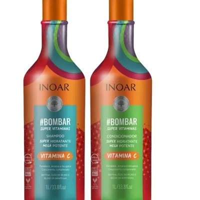 Inoar duo bombar szampon 1000 ml + odżywka 1000 ml