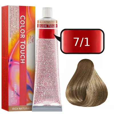 Wella color touch farba 60 ml 7/1