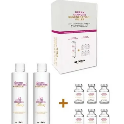 Artego easy care t, zabieg hialuronowej odbudowy i laminacji włosów dream diamond regeneration filler